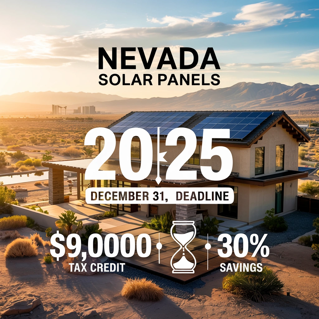 The New Nevada Solar Tax Credit Deadline: An Urgent Guide for Reno & Las Vegas Homeowners.